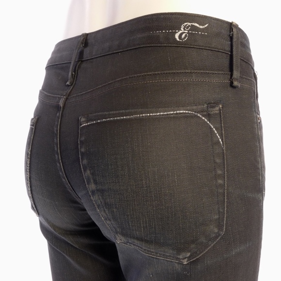 EARNEST SEWN Jeans HARLAN Cigarette Leg Tall 28x34 Women Cotton & 2% Stretch - Picture 4 of 8